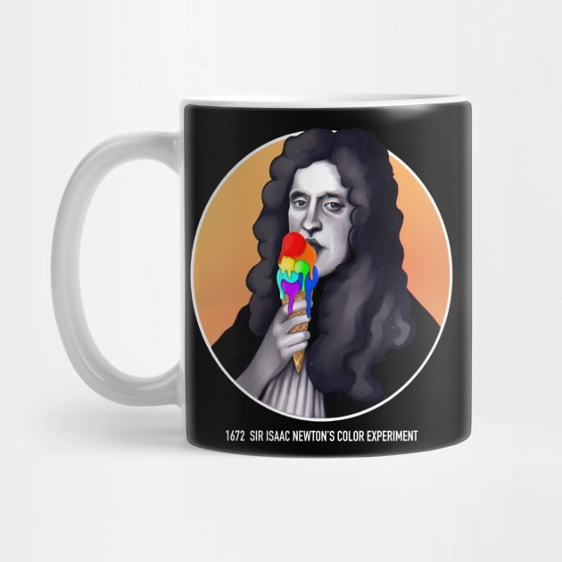 Sir Isaac Newton color experiment (black background) by Meakm